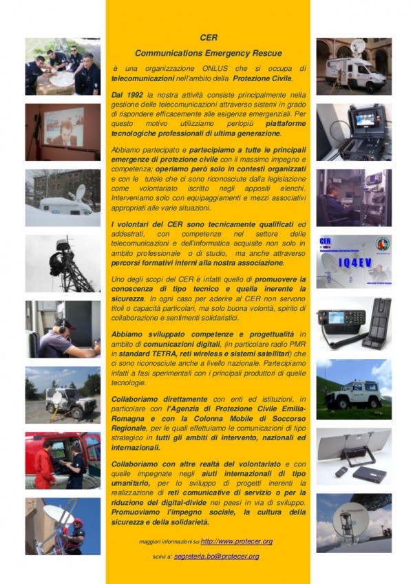 Volantino CER